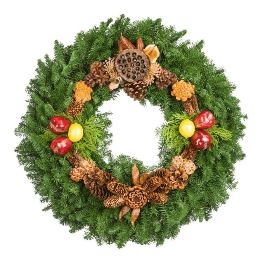 Della Robbia 28-inch Wreath - Boys Republic